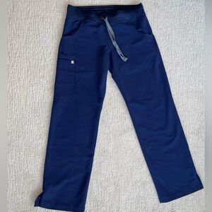 Figs Navy Kade Cargo Scrub Pants